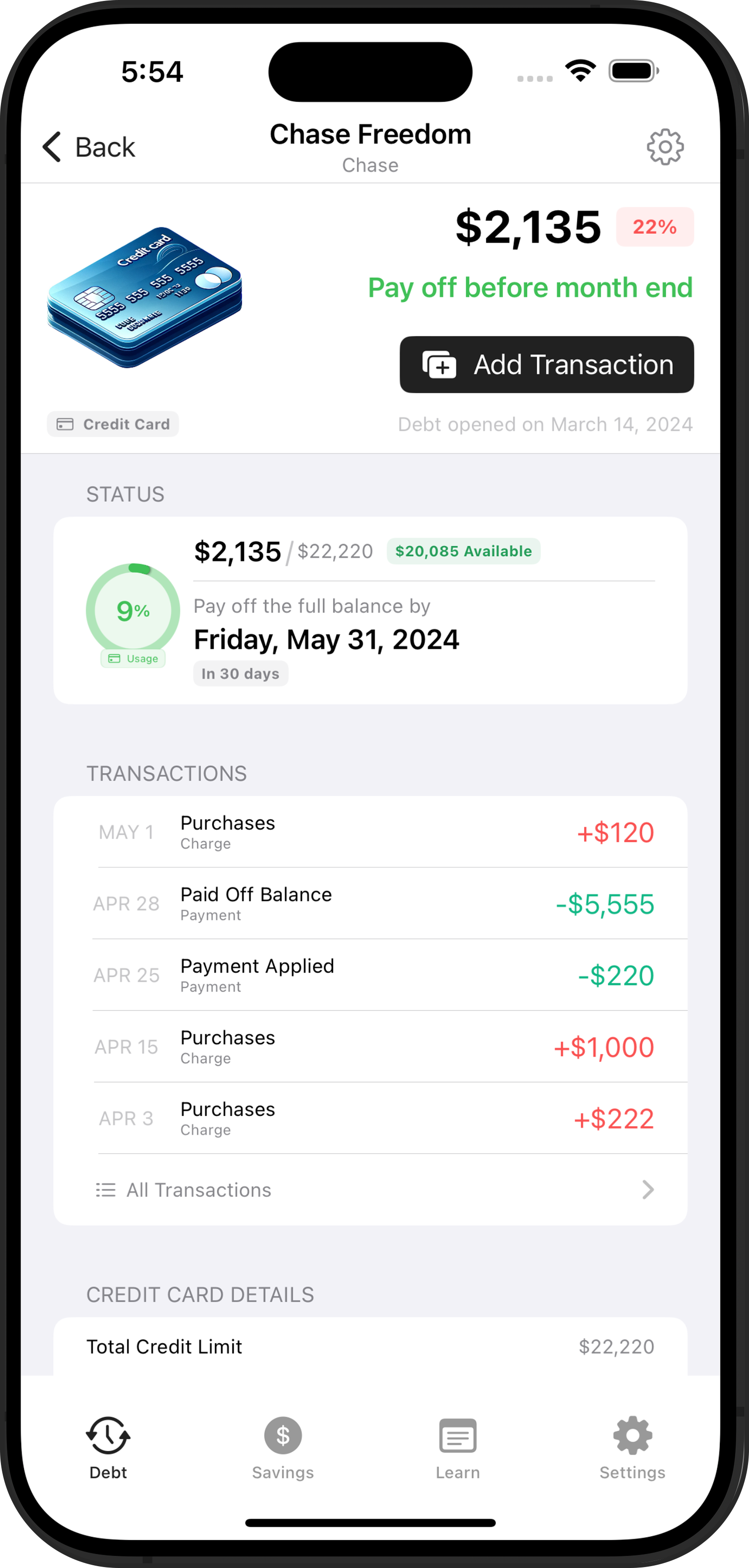 Monitor Your Credit Card